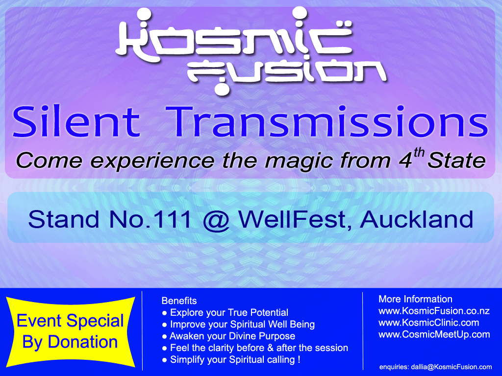WELLFest Exhibition Auckland Kosmic Fusion New Zealand