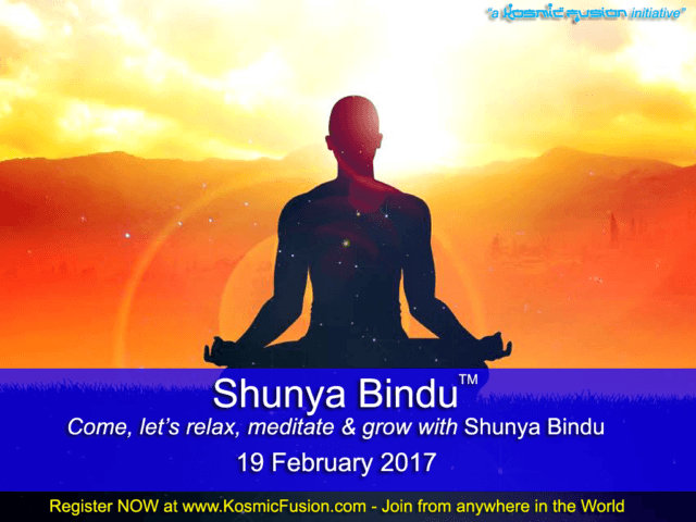 Shunya Bindu Kosmic Fusion September 2017 Meditations and More!